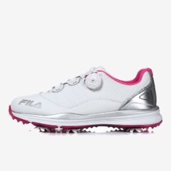 Fila Dimple Boa Női Golf Cipő Fehér/Rózsaszín | HU-29931